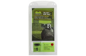 Image of Meprolight Tru-Dot Night Sight Set for Glock 10mm &amp; 45 ACP, Green Front/Orange Rear, 10222O