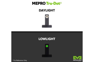 Image of Meprolight Tru-Dot Shotgun Night Sight for Mossberg M500, M590 - Green Front 38501, 1385013101