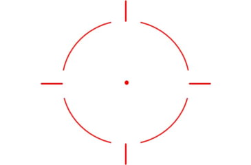 Image of Meprolight TRU Vision Limited Addition 250th Anniversary Freedom Rings Reflex Red Dot Sight, 29x20mm, 2/65 MOA Speed Ring, Olive Drab Green, 650255015206