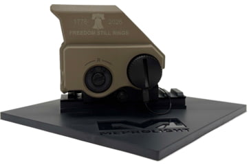 Image of Meprolight TRU Vision Limited Addition 250th Anniversary Freedom Rings Reflex Red Dot Sight, 29x20mm, 2/65 MOA Speed Ring, Flat Dark Earth, 650255015106