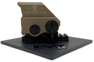 Image of Meprolight TRU Vision Limited Addition 250th Anniversary Freedom Rings Reflex Red Dot Sight, 29x20mm, 2/65 MOA Speed Ring, Flat Dark Earth, 650255015106