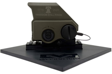 Image of Meprolight TRU Vision Limited Addition 250th Anniversary Freedom Rings Reflex Red Dot Sight, 29x20mm, 2/65 MOA Speed Ring, Olive Drab Green, 650255015206