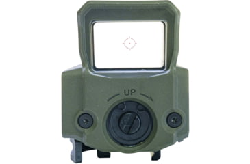 Image of Meprolight TRU Vision Limited Addition 250th Anniversary Freedom Rings Reflex Red Dot Sight, 29x20mm, 2/65 MOA Speed Ring, Olive Drab Green, 650255015206