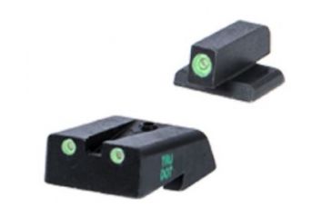 Image of Meprolight USA Tru-Dot Night Sight-TD fixed .45 ACP, 1911 Front and Rear Sight Set, Black ML19810G