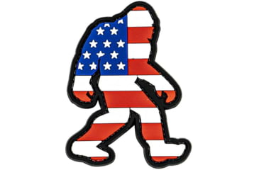 Image of Merica Life BigFoot US Flag Patch, 2 x 3, BF-USF