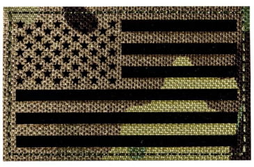 Image of Merica Life Reflective Fabric US Flag Forward Patch, Multi-Cam, 3 x 2, REF-MC-FLAG-FOR