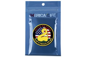 Image of Merica Life United We Stand. Dont Tread On Me PVC Patch, 2.3, R-DTOM