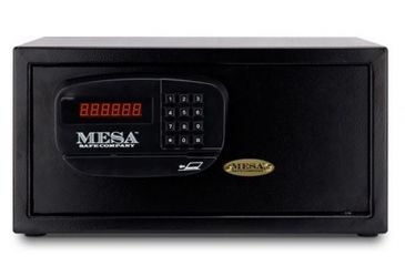 Image of Mesa Safes MHRC916E-BLK 1.2 cu ft Hotel Safe,8.875x17.75x12.625in,Black,Electronic Lock MHRC916E-BLKKA