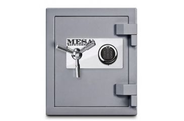 Image of Mesa Safes High Security Burglary Fire Safe,1.3 cu ft,15.5x11.5x12.125in,Silver,Combination Lock MSC1916C