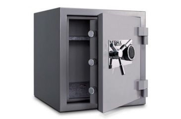 Image of Mesa Safes High Security Burglary Fire Safe,2.4 cu ft,17.5x16x15in,Silver,Combination MSC2120C