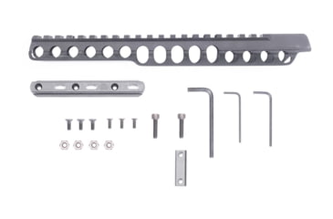 Image of Mesa Tactical Adapter Mount Picatinny Rail for Remington 870, 12 Gauge, 9.5 in, Black, 93900