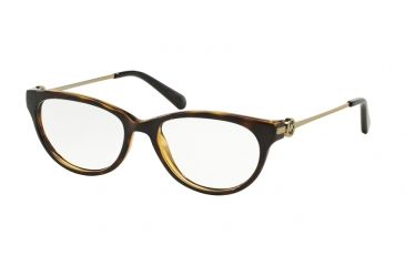 Image of Michael Kors COURMAYEUR MK8003 Progressive Prescription Eyeglasses 3006-51 - Dk Tortoise Frame
