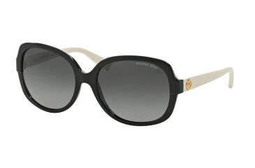 Image of Michael Kors ISLE OF SKYE MK6017 Bifocal Prescription Sunglasses MK6017-3052T3-58 - Lens Diameter 58 mm, Frame Color Black/White