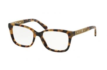 Image of Michael Kors MK8008F Single Vision Prescription Eyeglasses 3013-52 - Vintage Tortoise Frame