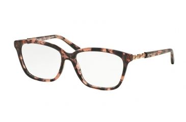 Image of Michael Kors MK8018F Bifocal Prescription Eyeglasses 3108-54 - Pink Tortoise/rose Gold Frame