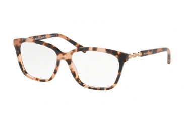 Image of Michael Kors MK8018F Bifocal Prescription Eyeglasses 3155-54 - Peach Tortoise Frame