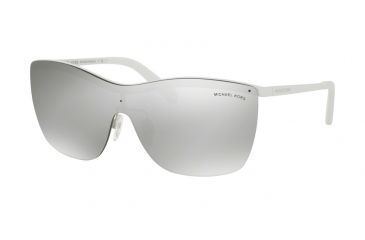 Image of Michael Kors PAPHOS MK5005 Progressive Prescription Sunglasses MK5005-11236G-39 - Lens Diameter 139 mm, Lens Diameter 39 mm, Frame Color White Soft Touch