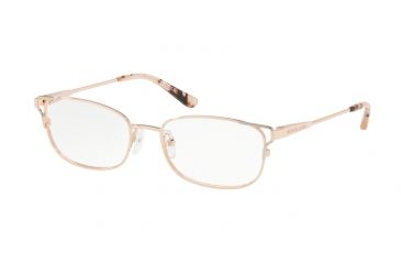 Image of Michael Kors SAN VICENTE MK3020 Progressive Prescription Eyeglasses, 51mm, Rose Gold/silver-tone, MK3020-1175-51-PRO