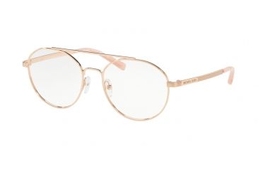 Image of Michael Kors ST. BARTS MK3024 Prescription Eyeglasses, 52mm, Rose Gold, MK3024-1108-52-SV