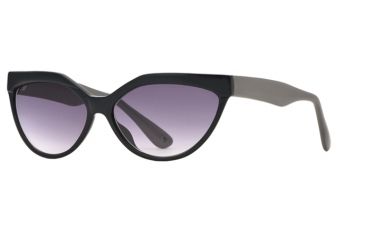 Image of Michael Stars MS Frenchie Flair SEMS FREN06 Single Vision Prescription Sunglasses SEMS FREN065640 BK - Lens Diameter 57 mm, Frame Color Blackstone