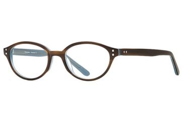 Image of Michael Stars MS Renewal SEMS RENE00 Progressive Prescription Eyeglasses - Teak Blue SEMS RENE005040 BN