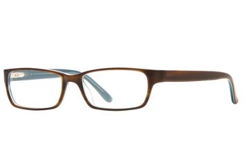 Image of Michael Stars MS Tomboy SEMS TOMB00 Progressive Prescription Eyeglasses - Teak Blue SEMS TOMB005430 BN