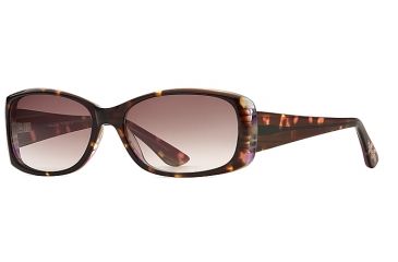 Image of Michael Stars MS Tranquil SEMS TRAN06 Progressive Prescription Sunglasses SEMS TRAN065532 TO - Lens Diameter 57 mm, Frame Color Amber Swirl, Lens Diameter 51 mm