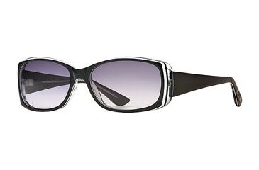 Image of Michael Stars MS Tranquil SEMS TRAN06 Sunglasses - Black Lucite SEMS TRAN065532 BK
