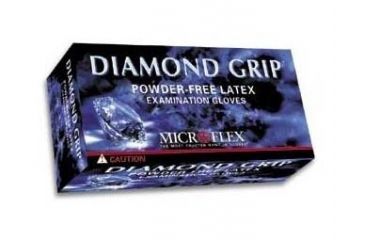 Image of Microflex Diamond Grip Latex Gloves, Microflex MF-300-M Medium, Pack