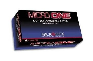Image of Microflex Micro One Lightly-Powdered Latex Gloves, Microflex MO-150-XL