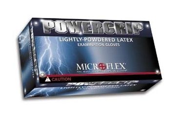 Image of Microflex Powergrip Lightly-Powdered Latex Gloves, Microflex PG-199-L