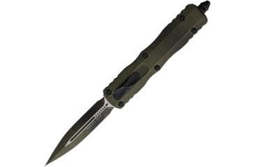 Image of Microtech Auto Dirac D/E OTF Weathered G, MCT2251WGG