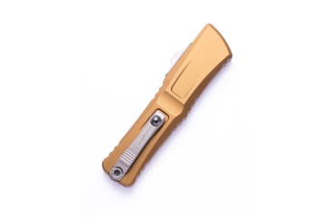 Image of Microtech Combat Troodon Gen III Interceptor Signature Series Standard 4in Folding Knife, Tan Stonewash, 1217-10TAS