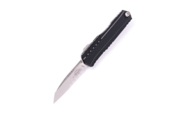 Image of Microtech Cypher II S/E Stonewash Partial Serrated Automatic Folding Knife, 3.55in, M390MK Steel, 1241-11