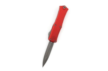 Image of Microtech Hera II Mini D/E Apocalyptic Standard 2.9in Automatic Folding Knife, Red, 1702M-10APRD