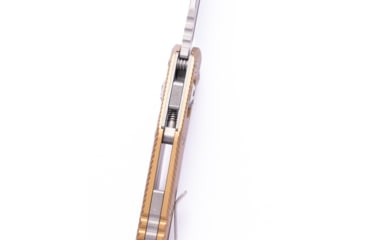 Image of Microtech MSI S/E Apocalyptic Standard Fluted Aluminium 3.88in Folding Knife, Tan, 210-10APFLTA