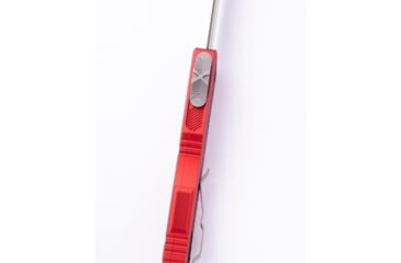 Image of Microtech Scarab II Gen III S/E AP Stonewash Standard 3.95in Automatic Folding Knife, Double-Action OTF, Red, 1278-10APRD