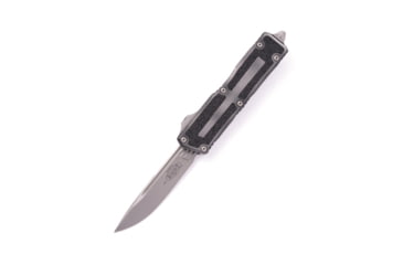 Image of Microtech Scarab II Gen III S/E Apocalyptic Standard 3.95in Automatic Folding Knife, Double-Action OTF, Weathered Metal, 1278-10APWME