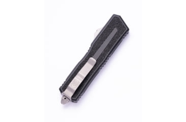 Image of Microtech Scarab II Gen III T/E Apocalyptic Full Serrate 3.95in Folding Knife, Black, 1279-12AP