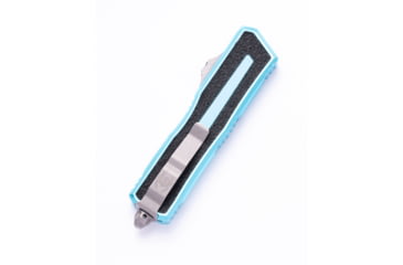Image of Microtech Scarab II Gen III T/E Apocalyptic Full Serrate 3.95in Folding Knife, Turquoise, 1279-12APTQ