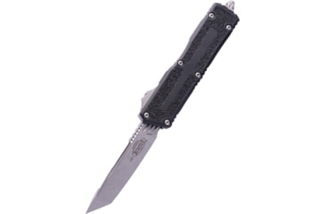 Image of Microtech Scarab II Gen III T/E Stonewash Standard 3.95in Folding Knife, Black, 1279-10