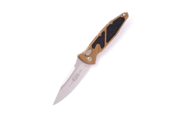Image of Microtech Socom Elite S/E-A Stonewash Standard 4.05in Automatic Folding Knife, Automatic Folder, Tan, 160A-10TA