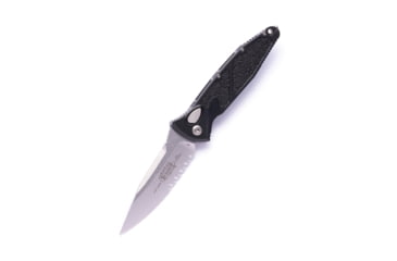 Image of Microtech Socom Elite S/E Auto Stonewash Part Serrated 4.05in Automatic Folding Knife, Automatic Folder, 160A-11
