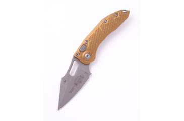 Image of Microtech Stitch S/E Apocalyptic Standard Folding Knife, 3.75in, Tan, 169-10APTA