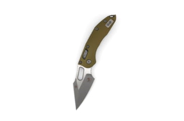 Image of Microtech Stitch TM S/E Fluted Apocalyptic Standard 3.71in Folding Knife, Manual Folder, OD Green, 169RL-10APFLOD