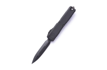 Image of Microtech Ultratech Gen III ZBP D/E Standard DLC 3.55in Automatic Folding Knife, Shadow, 1122-1DLCTSH