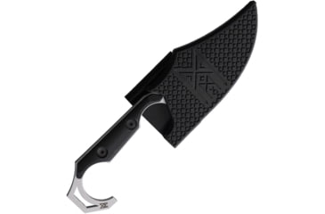 Image of Midgards-Messer Valdis Molon Labe Satin Knife, 7.63in Overall, 3.75in Satin D2 Tool Steel Blade, 3-D Printed TPU Handle, Sheath, VALDIS-MLE-SATIN