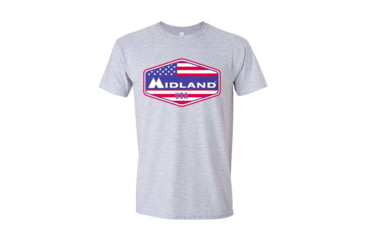 Image of Midland Midland Red, White, and Blue T-Shirt, MIDSHIRTUSA-S