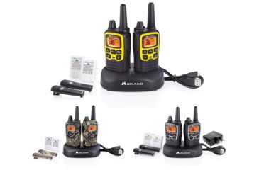 Image of Midland Radio X-Talker 36 Channel Advanced Two-Way Radio, Black, Black/Gun Metal, Black/Yellow, Gun Metal, Mossy Oak, Yellow
