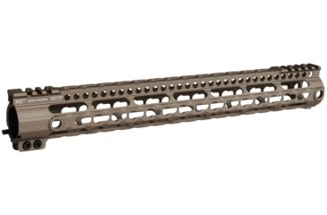 Image of Midwest Industries 15in Light Weight KeyMod Handguard, Flat Dark Earth, MI-LWK15G3-FDE